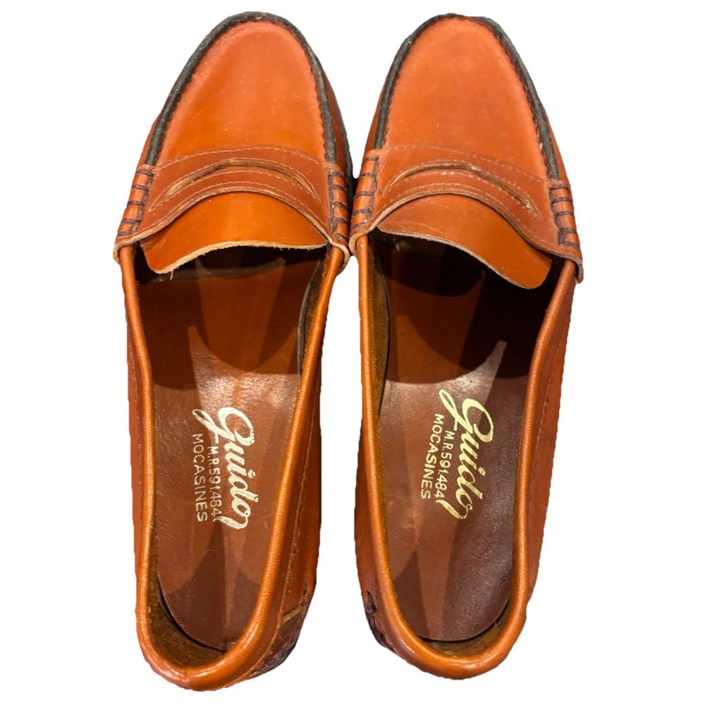 GUIDO Driver's Loafers Men's usa sz 9 MoccasinsPremium Leather Argentina